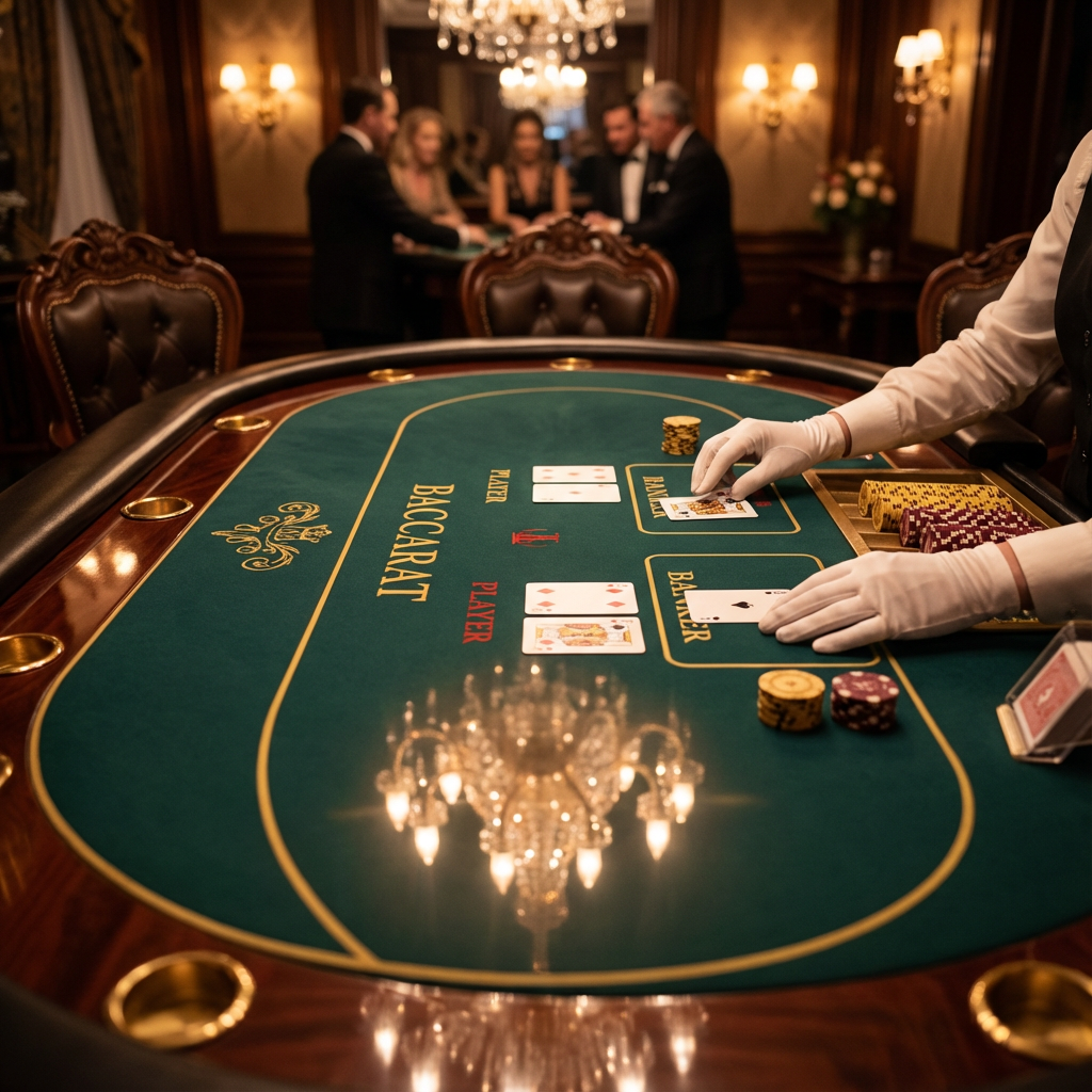 Mesa de Bacará 94bet - Jogo de cartas com dealer profissional