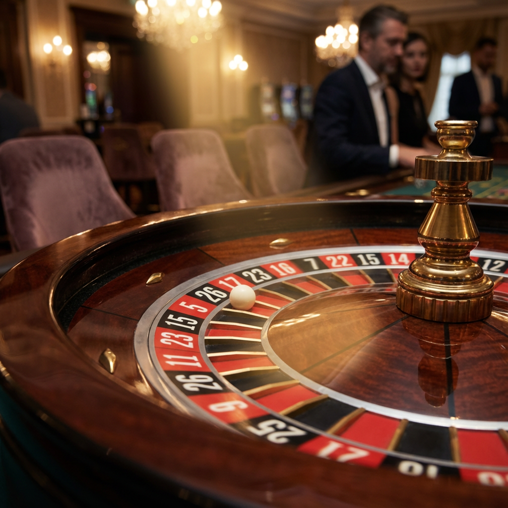 Roleta europeia 94bet - Roda de roleta girando com bola dourada