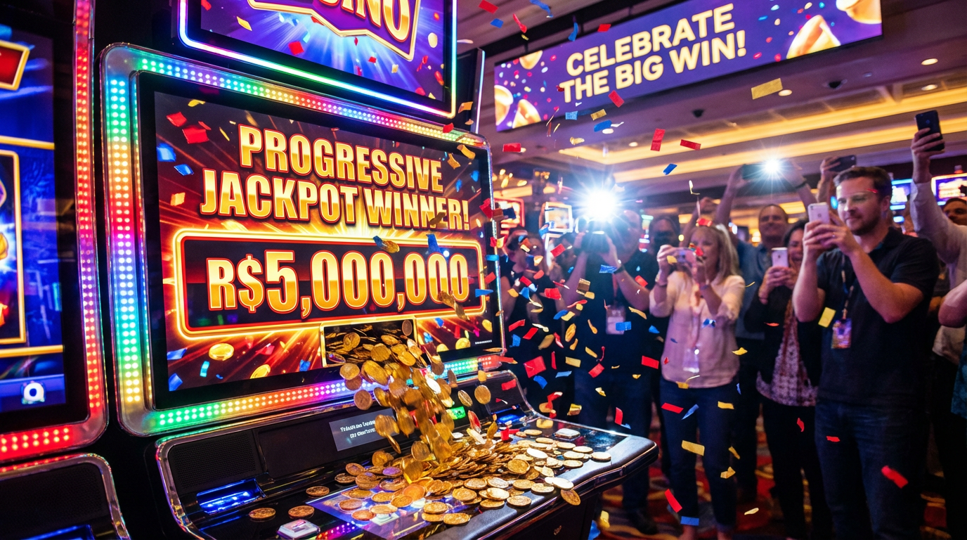 Jackpot progressivo de R$5 milhões em caça-níqueis 94bet